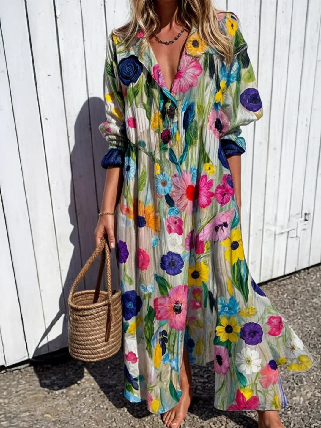 Ava - Flowy boho dress