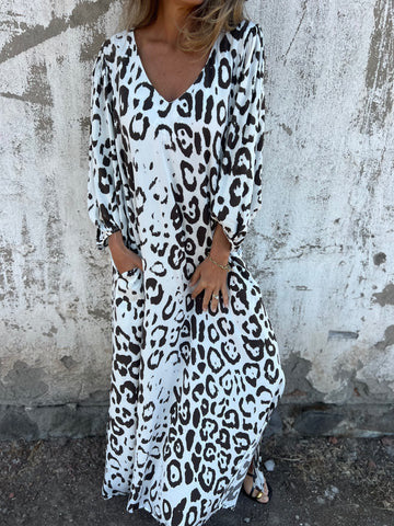 Enya - Safari Chic Leopard Dress