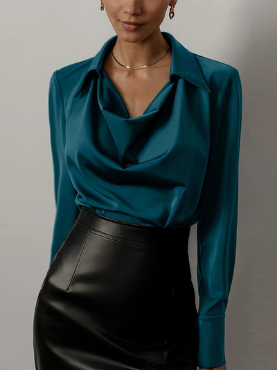 Avani - Chic Cowl Neck Blouse