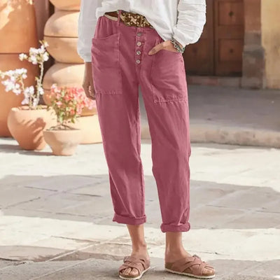 Indigo - Relaxed fit trousers