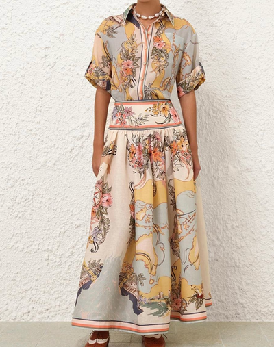 Jessica - Vintage look maxi dress
