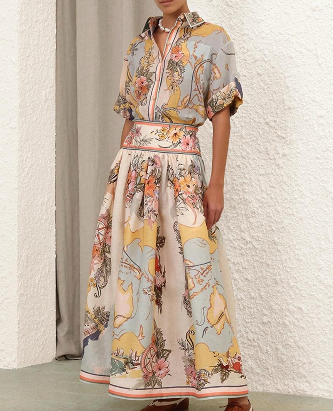 Jessica - Vintage look maxi dress