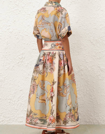 Jessica - Vintage look maxi dress