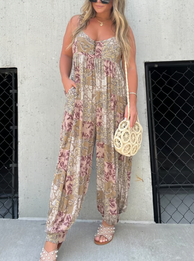 Bohdi - Boho balloon pant jumpsuit