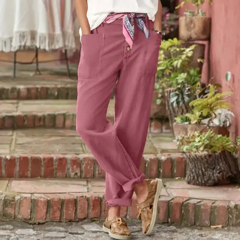 Indigo - Relaxed fit trousers