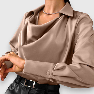 Avani - Chic Cowl Neck Blouse