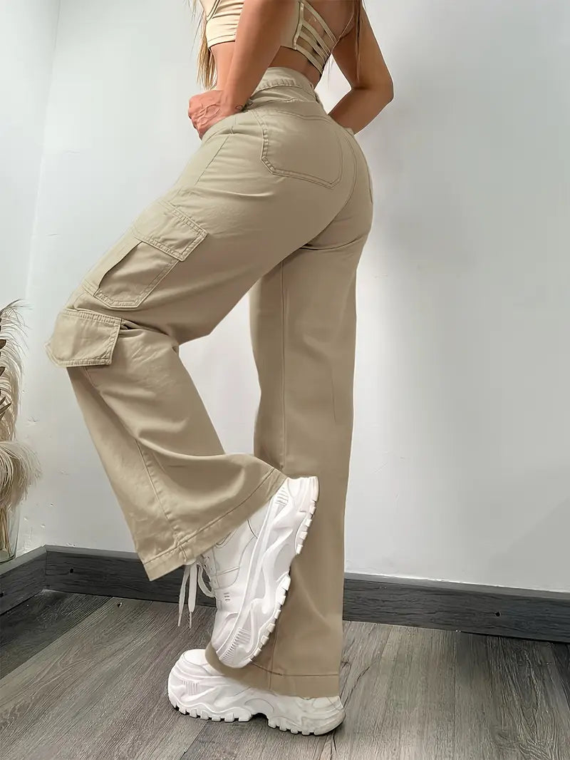Anouk - High-Waisted Cargo Pants