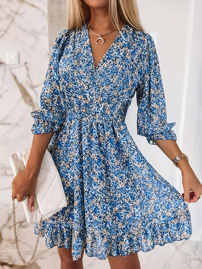 Aria - Ruffle flower dress