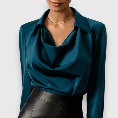 Avani - Chic Cowl Neck Blouse