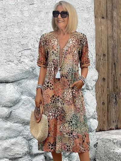 Denali - Vibrant Midi Dress