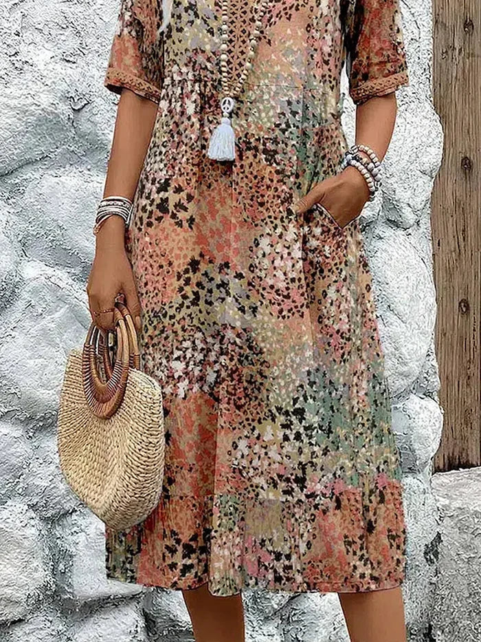 Denali - Vibrant Midi Dress