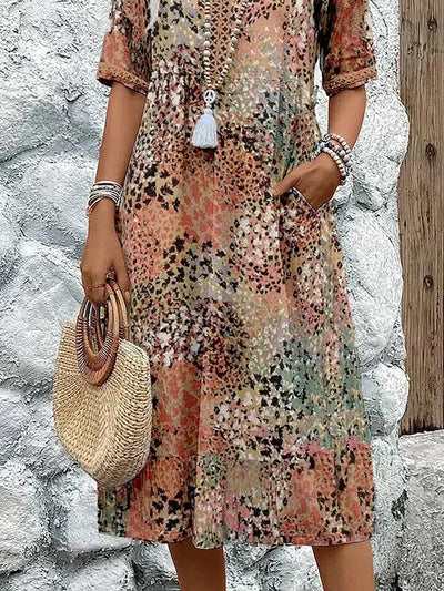 Denali - Vibrant Midi Dress