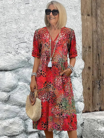 Denali - Vibrant Midi Dress