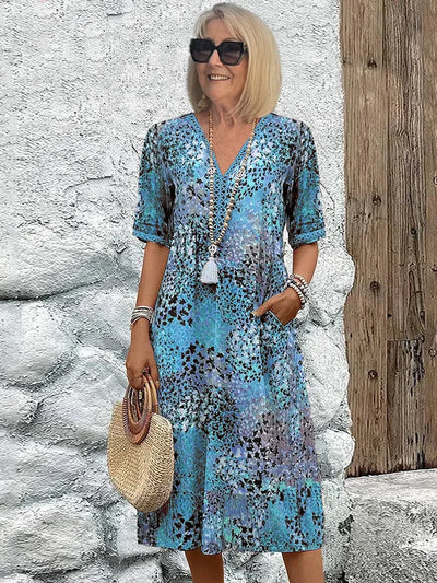 Denali - Vibrant Midi Dress