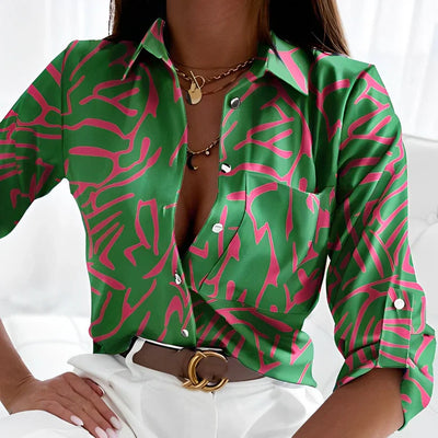 Azure - Graphic blouse