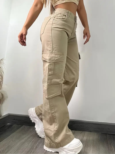 Anouk - High-Waisted Cargo Pants