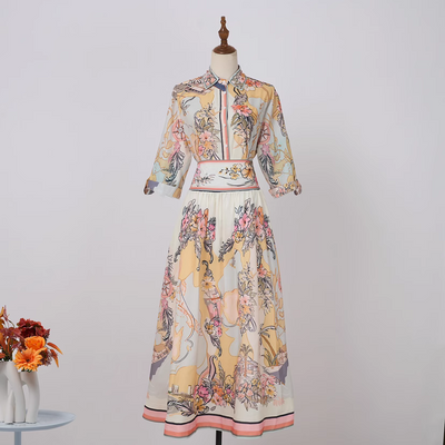 Jessica - Vintage look maxi dress