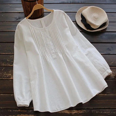 Elowen - Loose cotton blouse