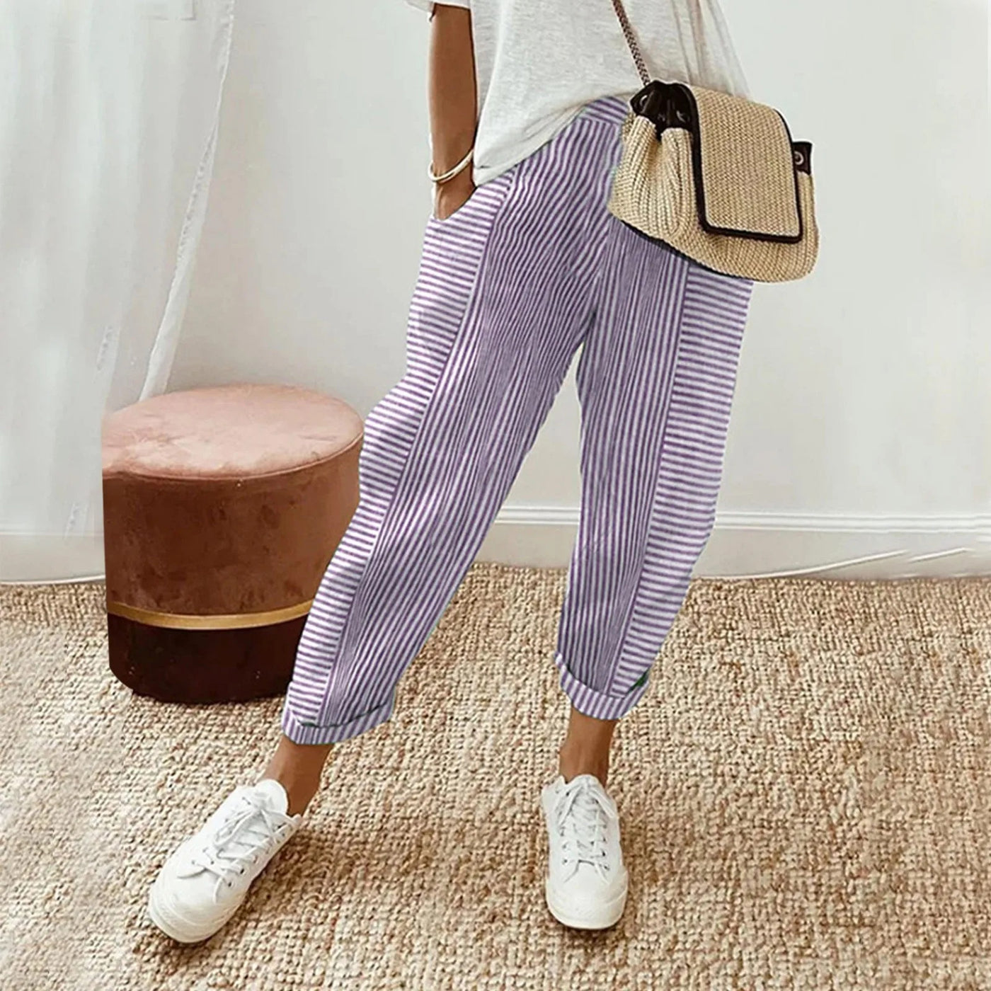 Lillith - Striped pants