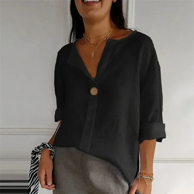 Larka - Casual V-Neck Blouse