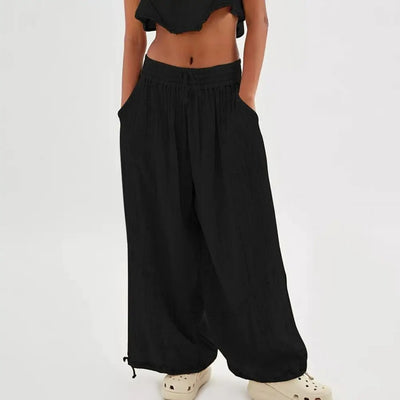 Ivey - Linen harem pants