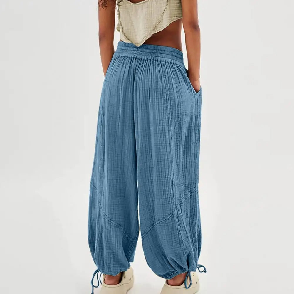 Ivey - Linen harem pants