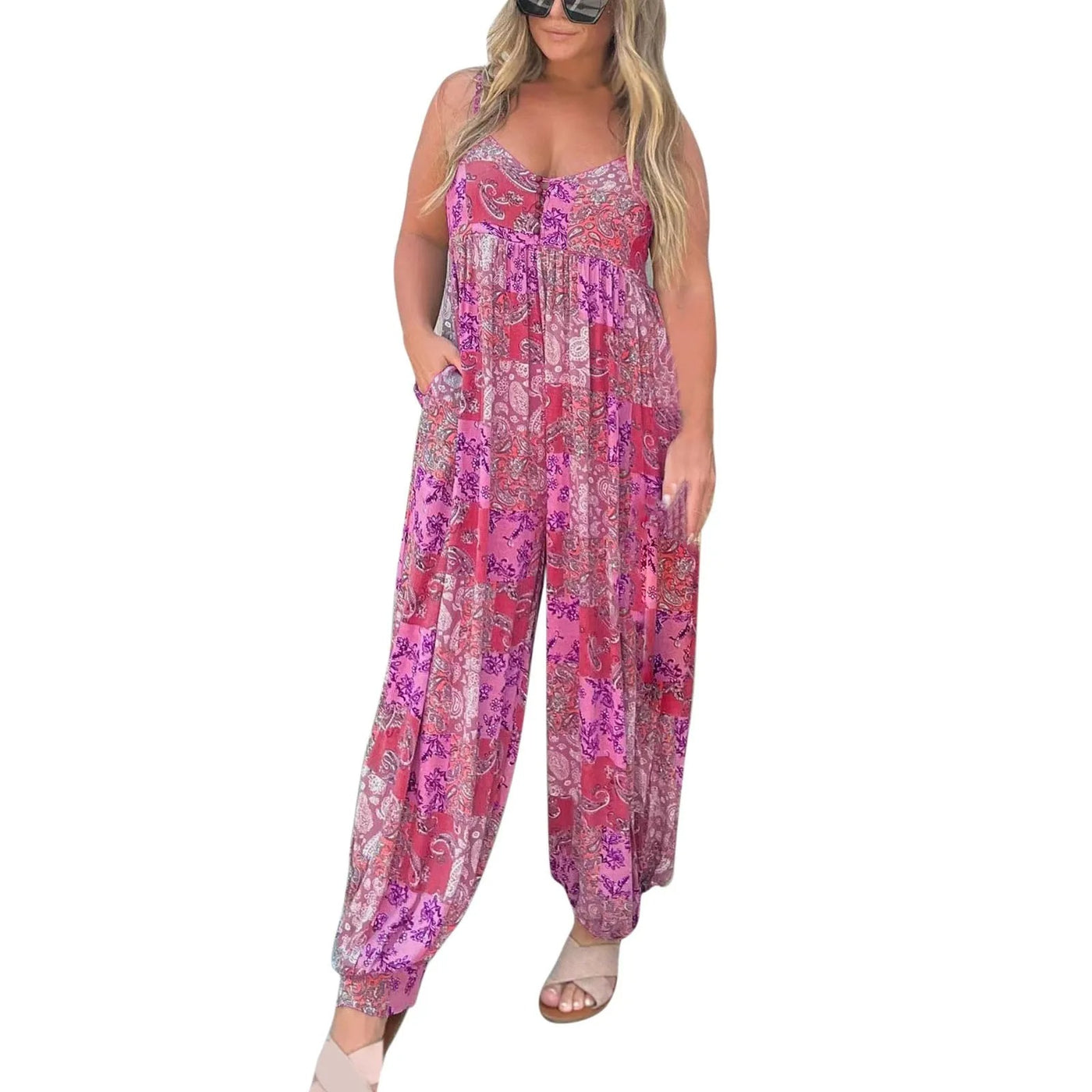 Bohdi - Boho balloon pant jumpsuit