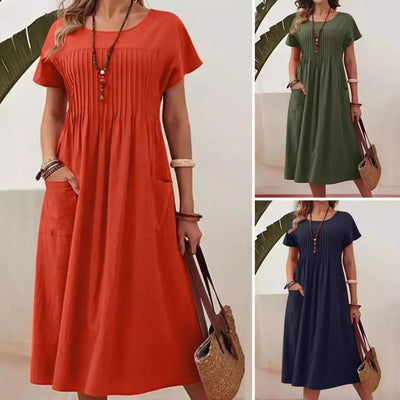 Elara - Cotton maxi dress
