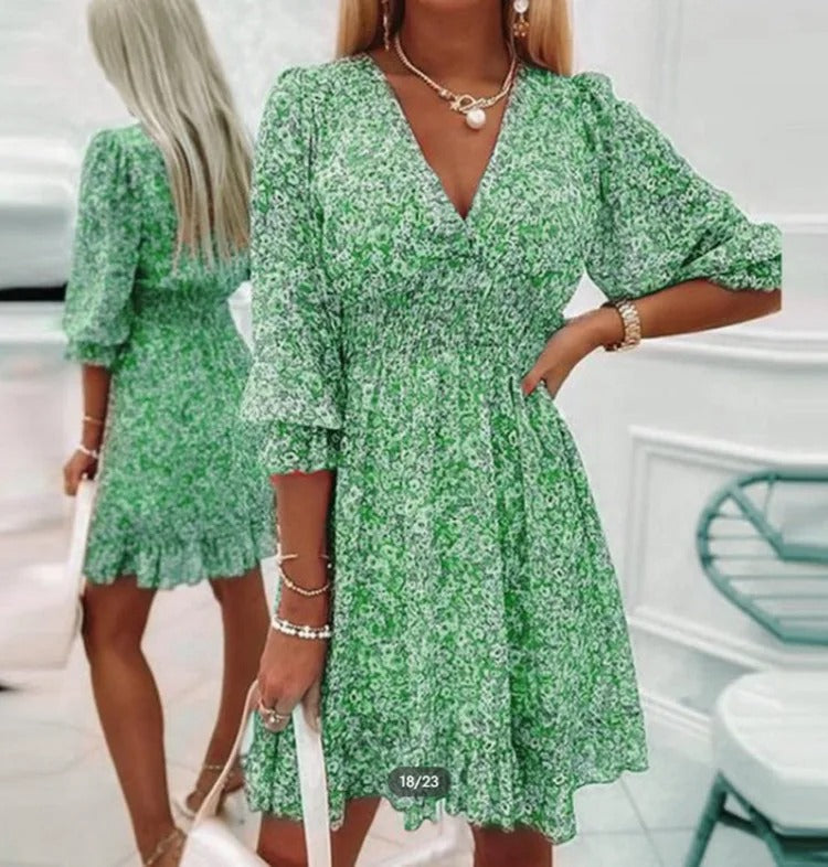 Aria - Ruffle flower dress