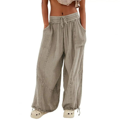 Ivey - Linen harem pants