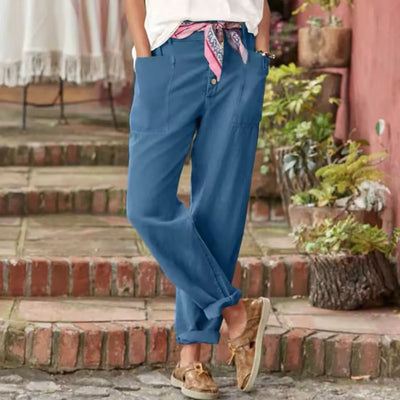 Indigo - Relaxed fit trousers