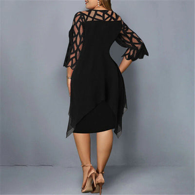 Kirsten - Chic Plus Size Midi Dress